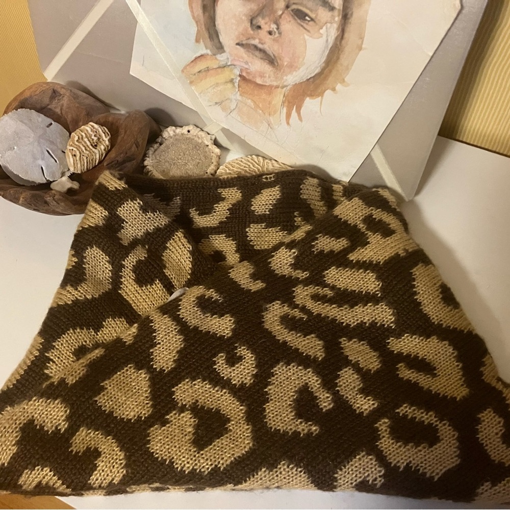 Brown and Cream Animal Print